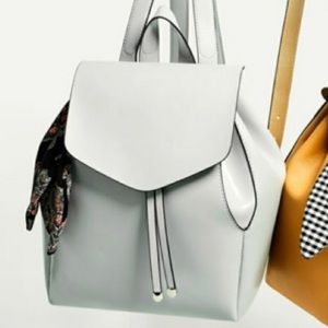 Zara Light Blue Backpack